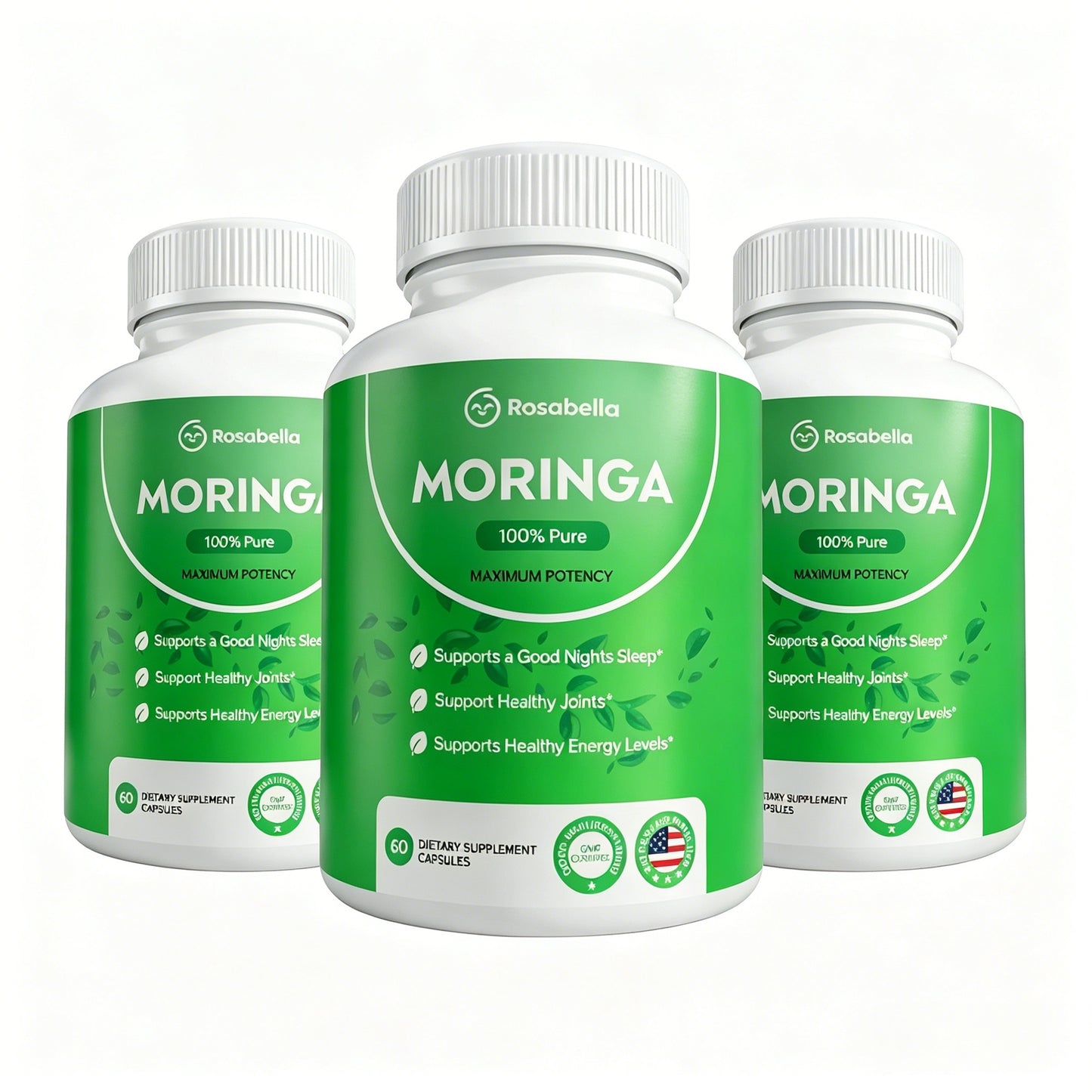 Rosabella Moringa Powder Capsules